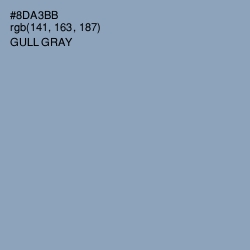 #8DA3BB - Gull Gray Color Image